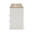 thumbnail image 6 of Signature Design by Ashley Vaibryn Contemporary 6 Drawer Dresser, White & Wood Grain, 6 of 7