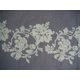 thumbnail image 3 of DaDa Bedding Juego de sábanas y fundas de almohada a rayas florales azul marino - Twin, 3 of 8