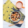 thumbnail image 3 of Happy Easter Rabbits Kitchen Dish Towels for Drying Dishes Set of 4, Spring Daisy Navy Silhouette Yellow Waffle Weave Microfiber Hand Tea Bathroom Towels Quick Dry & Absorbent Towel 12x12, 3 of 7