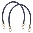 thumbnail image 1 of Correas trenzadas de repuesto para bolso de mano, asas de cuero con hebilla de resorte para accesorios de bolso DIY, 60cm, 2 uds., 1 of 5