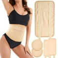 thumbnail image 3 of 3Pcs Waist Oil Pack Set with Chest Pads Washable Reusable Leg Essential Oil Wrap Mess-Free Oil Pack Wrap with Adjustable Elastic Straps Soft Comfortable Oil Pack for Chest Waist Leg, 3 of 6