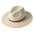 thumbnail image 3 of jiaxiM Fedora Hats for Men Women Straw Short Brim Trilby Panama Hat Summer Casual Beach Sun Cap, 3 of 5
