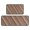 Pioneer Flower Floral, variant on Red and Green Christmas Striped Pattern Kitchen Rugs Sets Of 2,Anti Fatigue Kitchen Mat Rugs Non Slip Washable,Decorative Kitchen Floor Mats for Kitchen,Sink,Laundry,17"X30" 17"X47"
