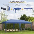 thumbnail image 3 of Outsunny 10'x20' Foldable Pop up Party Tent, 3 of 9