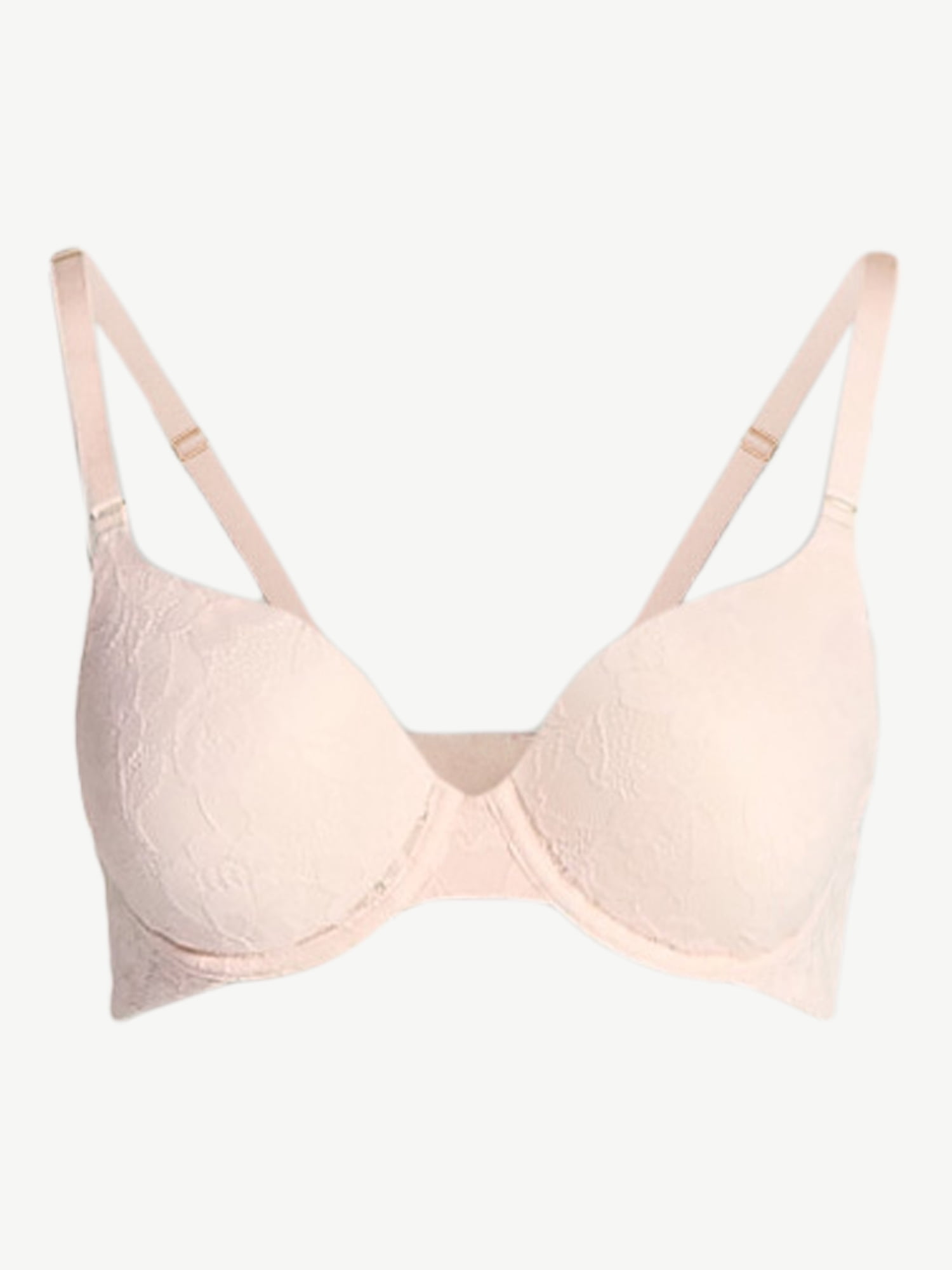 Joyspun Women's Lace T-Shirt Bra, Sizes 32A-40DDD