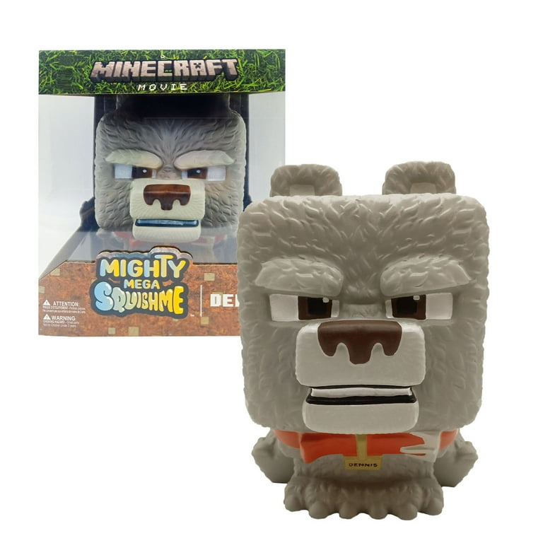 Minecraft, Mighty Mega Squish Me, Dennis the Wolf, Action Figure