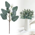 thumbnail image 2 of 1 Pcs Artificial Eucalyptus Stems Leaves,Artificial Eucalyptus Leaves Stems,Fake Greenery Eucalyptus Leaves Picks,Faux Greenry Stems Sprays For Diy Bouquets Flower Arrangement Home Decor,(B,11 in), 2 of 9
