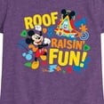 thumbnail image 3 of Disney Jr. - Roof Raisin Fun - Girls Fitted Short Sleeve Tee, 3 of 5