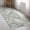 Blue Haze, variant on ICEANT 2'x4' Non-Slip Machine Washable Runner Rug with Geometric Checkerboard Design, Chess Grid