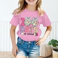 thumbnail image 2 of SGMVNU 100 Days of School Shirts for Boys Girls T Shirt for Boys 5T Casual Short Sleeve Crewneck Tees Basic T Shirt Kids Summer Clothes(Size 2-3 Years,Pink), 2 of 4
