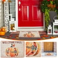 thumbnail image 2 of Pompotops Thanksgiving Doormat Autumn Pumpkins Floor Mat Corridor Kitchen Mat Soft Carpet Clearance, 2 of 7