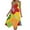 4-Yellow, variant on Womens Casual Tank Dress Floral Sleeveless Summer Midi Dress Asymmetrical Hem Vacation Beach Outfit