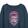 thumbnail image 3 of Marvel Iron Man - Flag Fill Oversized - Women's French Terry Pullover Sweatshirt, 3 of 5
