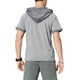 thumbnail image 3 of Sudadera de hombre de manga corta con capucha y blusa con capucha, gris, XL Yuarrent AP002510-14, 3 of 6