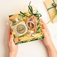 thumbnail image 4 of 2'' Christmas Thermal Labels - 600pcs Round Thermal Printer Labels with Flower Border, Waterproof Thermal Printer Stickers for Logo Design, Name/Price Tag, Thanks Card, Address, QR Code (Brown), 4 of 6