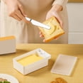 thumbnail image 1 of Boîte de Rangement Découpe Quantitative Boîte de Conservation du Fromage Réfrigérateur Congélation du Fromage Rangement, 1 of 9