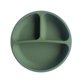 thumbnail image 1 of Plato de silicona para comedor, vajilla para cena infantil, cuencos para comer lavables para niños pequeños, vajilla reutilizable para el hogar, verde Scienceny BA000329-01, 1 of 6