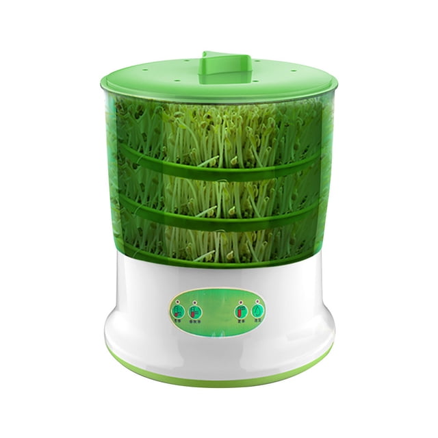 SXcggal Automatic Sprout Machine sprouting kit 3 Layer Large Capacity microgreens 110V Practical Basic Seed Disseminators For Garden