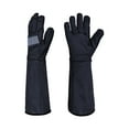 thumbnail image 3 of 2 piezas Guantes de trabajo Guantes de jardinería para la jardinería de trabajo de seguridad de la construcción Negro, 3 of 8