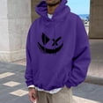 thumbnail image 1 of Sudadera con capucha para mujer, estampada, cuello redondo, manga larga, sudadera con capucha, camiseta, blusa, blusa de poliéster para hombre, 1 of 5