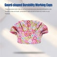 thumbnail image 2 of ruzhgo Operating Hats Nurses Long-time Service Gourd-shaped Pure Color Button Professional Assorted Colors Multifunctional Working Caps Hallowmas Yellow PP-39, 2 of 5