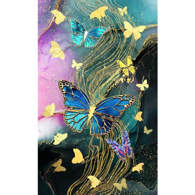 Hilo de bordar Full Eco-cotton 11CT Punto de cruz de mariposa impresa (szx2492) Hugtrwg Para estrenar