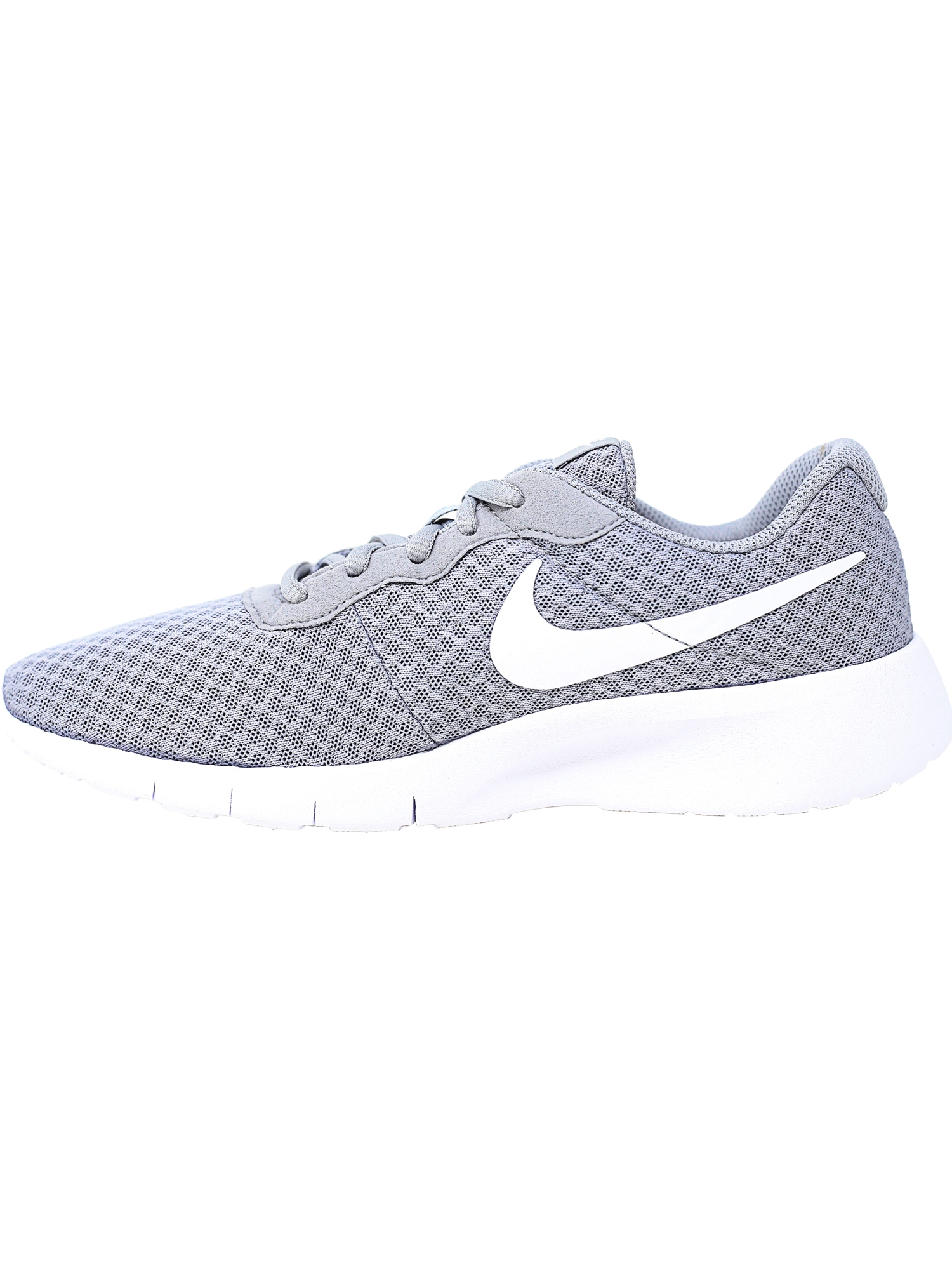 Nike Tanjun Wolf Grey / White - Ankle-High Mesh Running Shoe 7M - image 5 of 6