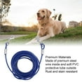 thumbnail image 3 of Double Head Bite  Outdoor Camping Leash, Premium Steel Wire, Large Range Motion, Suitable For Small, Medium, Large Dogs, Made Of Steel Wire, PVC, Ideal For, 3 of 8