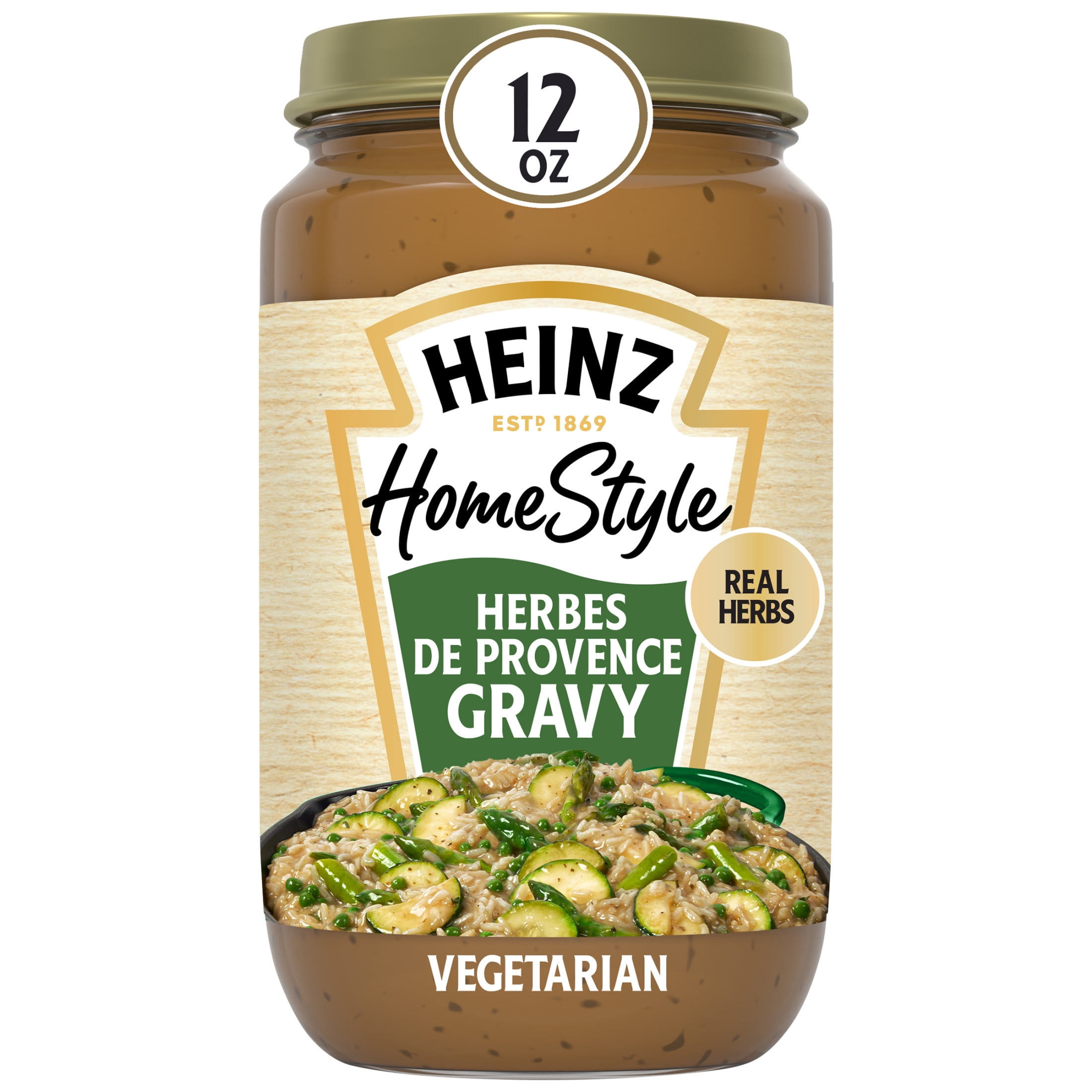 (3 pack) Heinz HomeStyle Herbes de Provence Gravy, 12 oz Jar