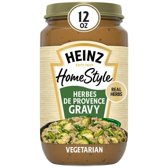 Heinz HomeStyle Herbes de Provence Gravy, 12 oz Jar, Liquids