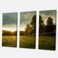 thumbnail image 2 of Designart 'Beautiful Sunrise in the farm ' Landscape Canvas Art Print, 2 of 3