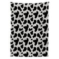 thumbnail image 3 of Ambesonne Cow Print Tablecloth Rectangular Table Cover, Cow Hide Black Spots, 60"x90", Charcoal Grey White, 3 of 4