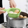 thumbnail image 5 of SugarBloom Two-Layer Fruit and Berry Strainer Basket with Handle, Removable Draining Basket for Kitchen, Handheld Colander for Blueberries, Veggies, and Small Fruits,Green, 5 of 7