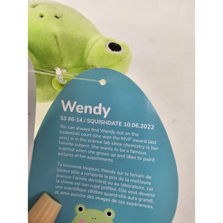 Squishmallows 3.5 inch Wendy The Green Frog with Scarf Fall Edition Plush Stuffed Toy