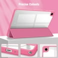 thumbnail image 5 of Fintie Hybrid Slim Case for Samsung Galaxy Tab A9+ / Tab A9 Plus 11 inch 2023 Model (SM-X210/X216/X218), Shockproof Cover with Clear Transparent Back Shell, Auto Wake/Sleep, Raspberry Glitter, 5 of 9