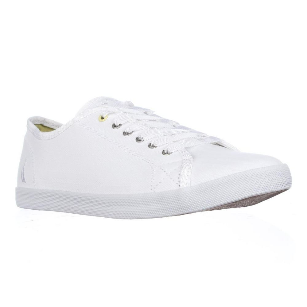 nautica white canvas shoes