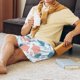thumbnail image 5 of Fotbe Sea Turtle Pantalones Cortos de Pijama para Hombre, Ropa de Dormir, Pantalones de Pijama Cortos para Hombre-Large, 5 of 6
