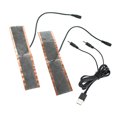 thumbnail image 1 of Greeniant 2 uds 2-12V almohadilla de calefacción de fibra de carbono calentador de manos USB película de calefacción eléctrica invierno Type3 NO3, 1 of 6