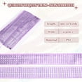 thumbnail image 2 of Uxcell 1 Inch x 10 Yards Square Sequins Trim 5 Row Flat Purple Sequin Paillette Fabric Ribbon Trim for Crafts DIY Fringe Sewing, 2 of 7