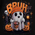 thumbnail image 3 of CafePress - Bruh Boo - Women's Long Sleeve Dark Pajamas, 3 of 7