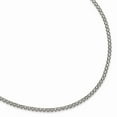 thumbnail image 3 of White Stainless Steel necklace chain 18 in 3.1 mm Polished 3.10mm Bismark, 3 of 6