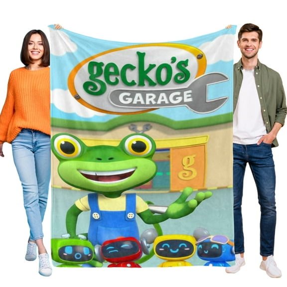 Gecko's Garage-Anti-Pilling Flannel Blanket Soft Lightweight Plush Fuzzy Cozy Luxury Blanket for Home and Kitchen Use-Perfect for Kids and Adults30"X40"