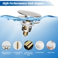 thumbnail image 2 of Colador desplegable universal Hibbent para lavabo de baño, 2 unidades, 2 of 9