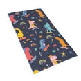 thumbnail image 2 of Bingfone Cartoon Dinosaur Scooter Sport Blue Ultra Absorbent & Soft Hand Towels For Bath, Hand, Face, Gym And Spa-27.5x16in, 2 of 9