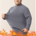 thumbnail image 4 of Abomasnow Plus Size Thermal Underwear for Men Heavyweight Stretch Warm Fleece Lined Tops and Long Johns S-4XL, 4 of 7