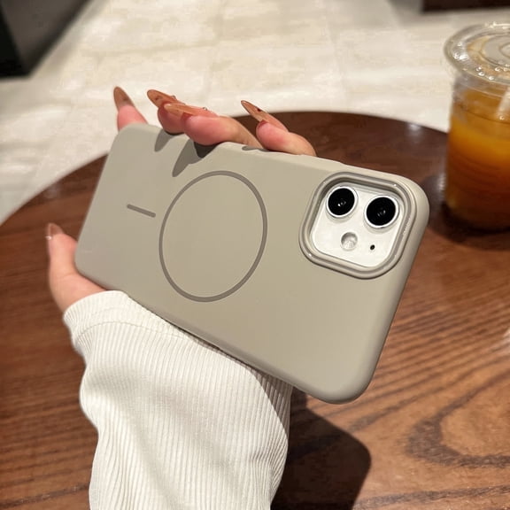 For iPhone 11 Pro Magnetic Case, Compatible with Magsafe Slim Fit Anti-Scratch Drop Protection Bumper Rugged Hard PC Back Cover Phone Case for Apple iPhone 11 Pro, Gray