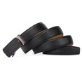 thumbnail image 3 of SENDEFN Leather Belt for Men Automatic Ratchet Buckle Slide Dress Casual Belts 1 3/8'' Wide, Adjustable Trim to Fit, 3 of 5
