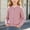 Pink, variant on ATORRE Girls Knit Cardigan Sweaters Crew Neck Long Sleeve Button Down Preppy Style Pullover Solid Color Soft Comfort Stretchy Sweater for School Daily Party Red 3-4 Years
