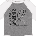 thumbnail image 4 of Inktastic Skin Cancer Awareness- Fight, care, cure Boys or Girls Long Sleeve Baby Bodysuit, 4 of 5