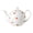 Floral-2, variant on 27oz Floral Porcelain Teapot, Classic Ceramic Teapot for Loose Leaf Tea & Tea Bags, Elegant Small Teapot with Rose Pattern, Dishwasher Safe